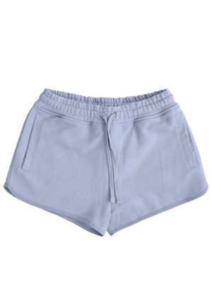 Plant Dyed Women's Organic Cotton Shorts in Sky Blue