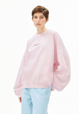 GMT DYE SWEATSHIRT MIT RUNDHALSAUSSCHNITT | pink mist