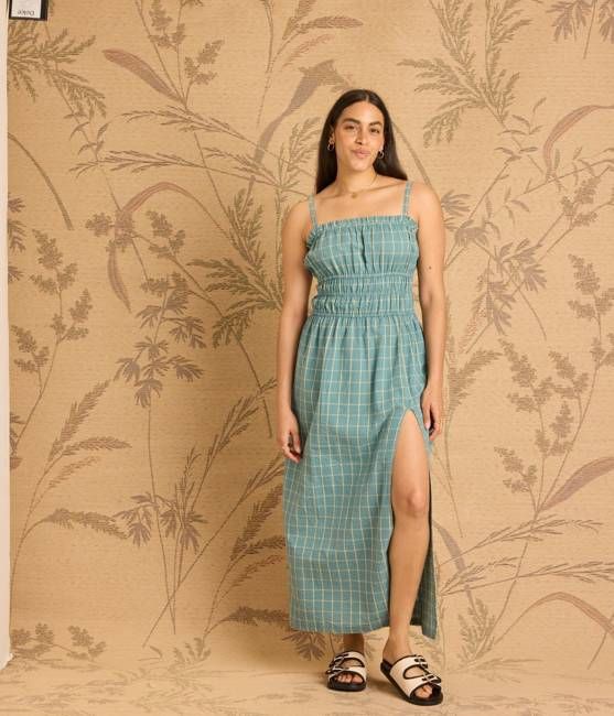 Atlas Dress - Mermaid/Blonde