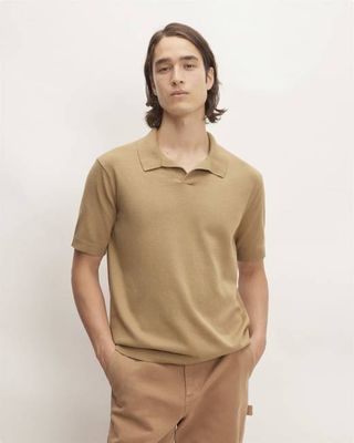 The No-Sweat Polo | Tiger's Eye