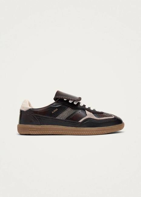 Tb.490 Club Brushed Dark Chocolate Leather Sneakers