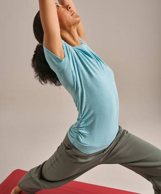 Women’s Gathered Hem Air Bamboo T-Shirt