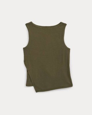 Tissue Boatneck Tank with Side Tie | Beech