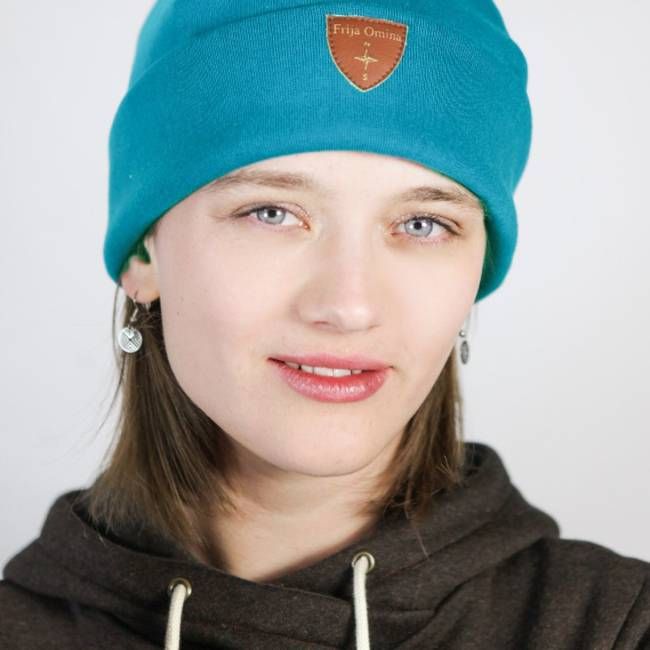 Nachhaltige Beanie Basel kornblume - kaufen