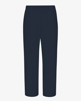 Organic Straight Leg Sweatpants - Navy Blue