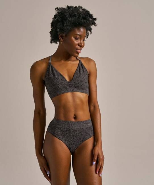 Seamless Jacquard Cheeky Brief