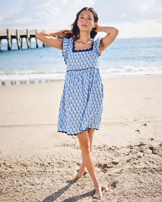 Conch Cascade - Miley Dress - Clear Waters