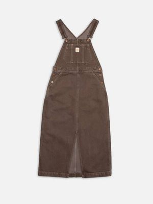 Inger Dungarees Dress Espresso regular-fit | Nudie Jeans