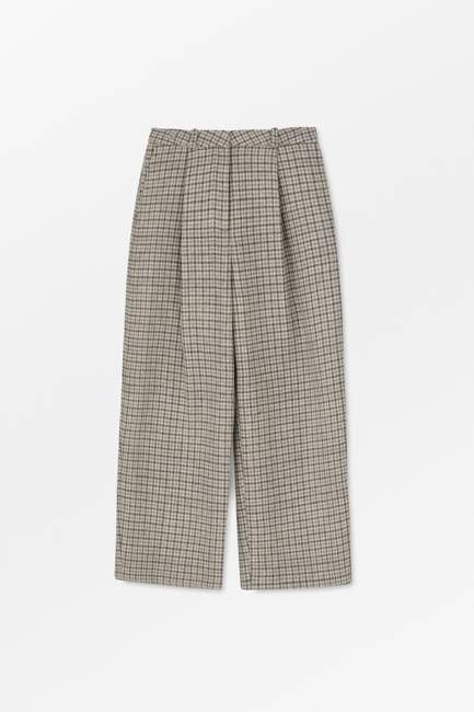 Bob trousers - Brown/grey small heritage check