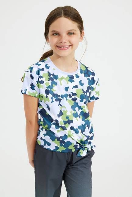 Mightly Camo Knot Tee