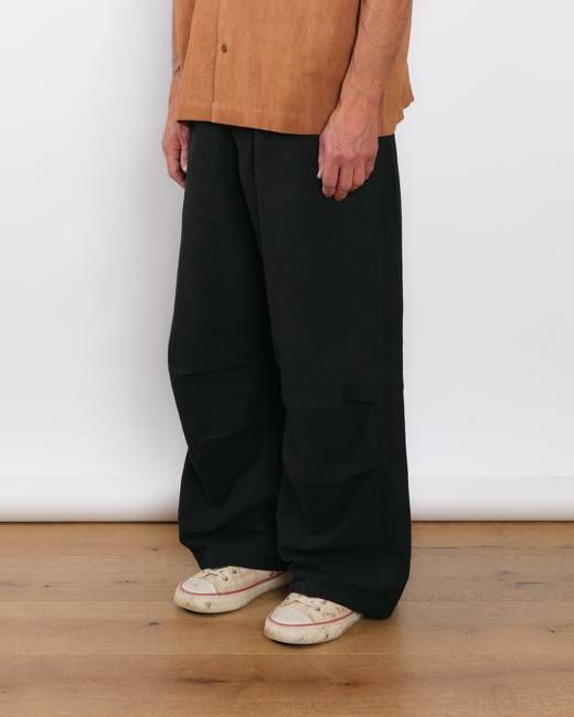 Paco Pants - Black Slub