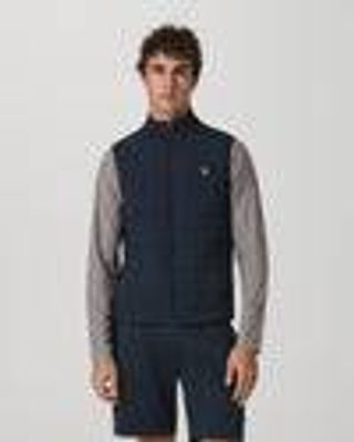 Sunday Insulated Hybrid Vest | Ink Heather Training Vest | Vuori