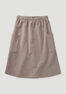 Fleece skirt BETTER RECYCLING made from pure organic cotton