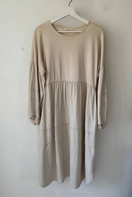 Jocelyn Organic Cotton Dress in Cream S Preloved