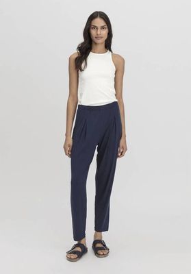 Rib top fitted high-neck SOFT RIB made of organic cotton