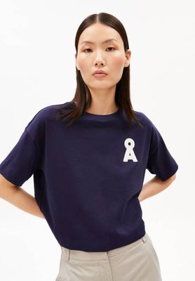 ALBERTARAA T-SHIRT| tinted navy