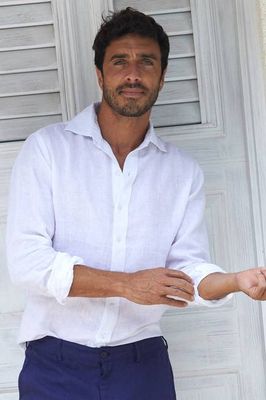 Men's Premium Linen Shirt | White