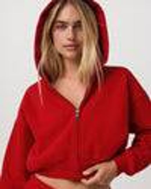 Restore Mini Full Zip Hoodie | Women's Cherry Jacket | Vuori