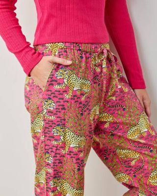 Bagheera - Petite Lightweight Flannel PJ Pants - Hot Pink