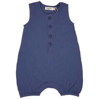 Baby All-In-One (Muslin) - Indigo