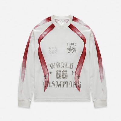 Duke World Champions White + Red Jersey