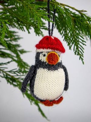 Softie Puffin Ornament