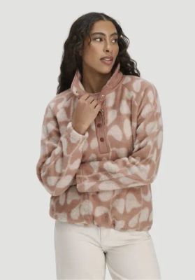 Wool fleece Troyer Relaxed made of organic merino wool with organic cotton