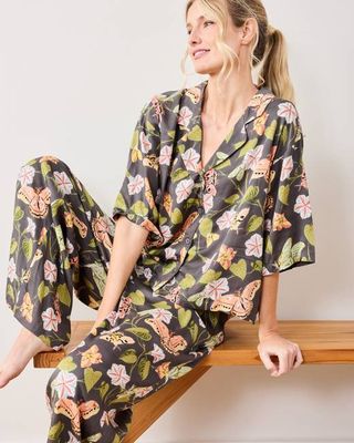 Midnight Flutter - Original Fit Eco Satin Wildest Dreams Set - Slate
