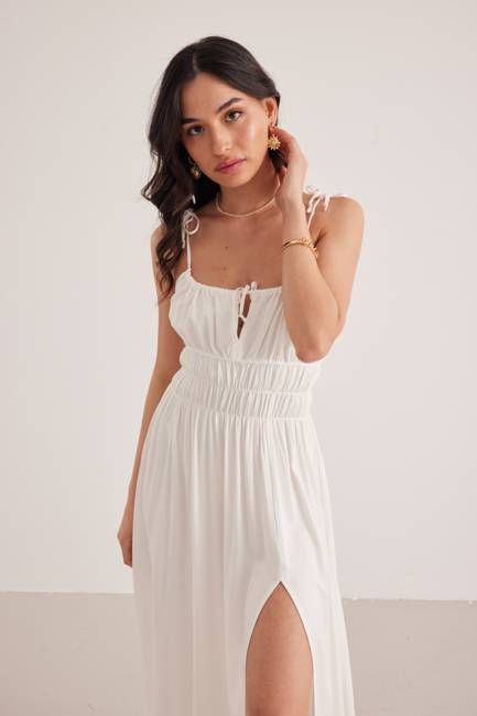 Sunshine White Dress - Chillax.co