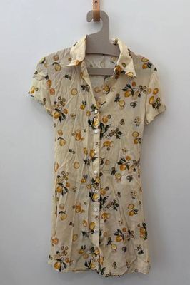 Sample Sale Ronnie Dress in Yellow (Lemons)