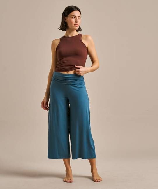 Origin Bamboo Cropped Palazzo Pants