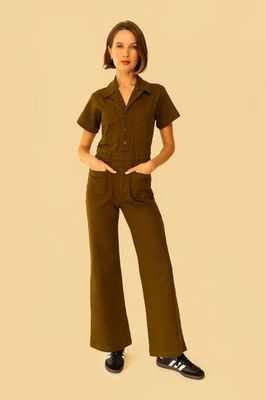 Logan Jumpsuit in Hunter