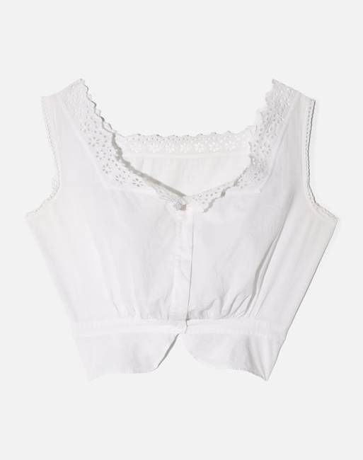 Vintage Edwardian Era Cotton Top - #1525