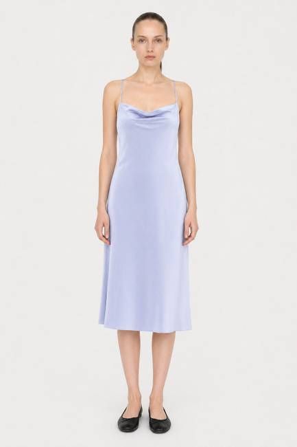Draped Slip Dress