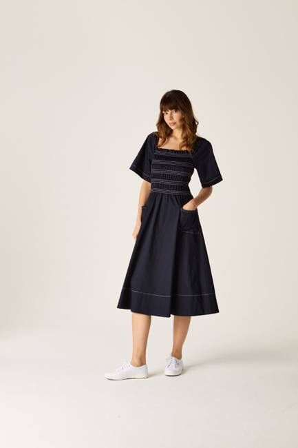 Elloise Dress Navy