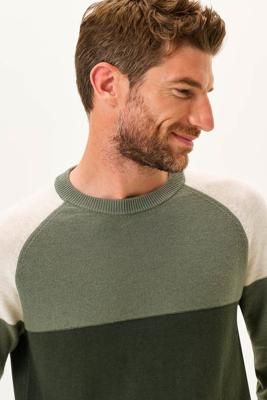 Balaton Colour Block Crew Neck Knit