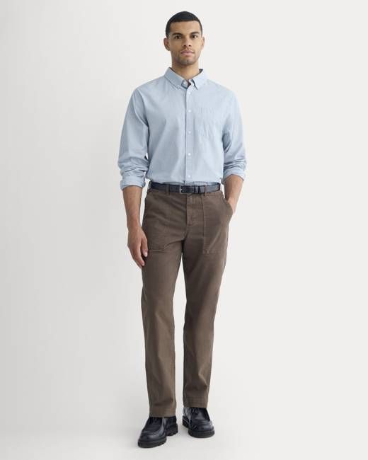 The Canvas Relaxed Pant | Earth Brown