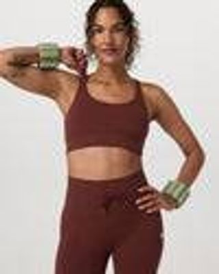 Yosemite Longline Bra | Women's Burnt Sienna Sports Bra | Vuori