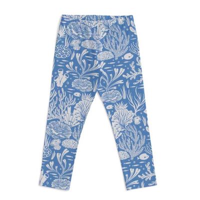 Leggings - Corals Blue