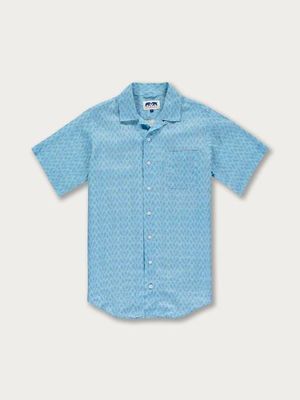 Men's Posidonia y el Mar Arawak Linen Shirt