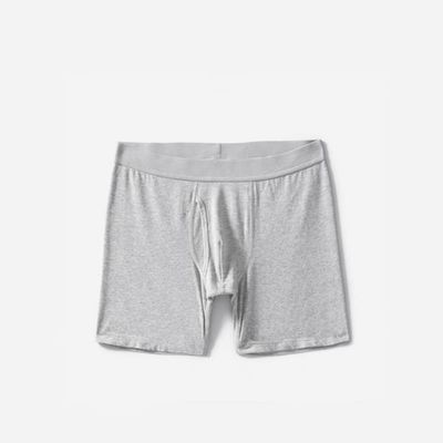 The Supima® Longer Boxer Brief | Uniform |  Heathered Grey