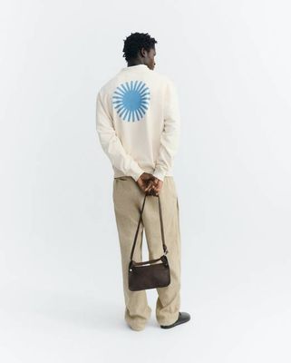 Raw sweatshirt sun blue back Leon