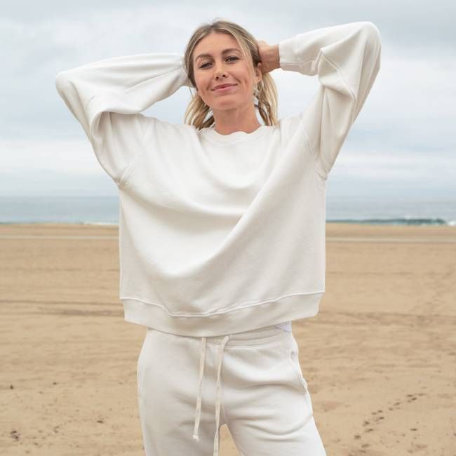 Womens Oversized French Terry Sweatshirt