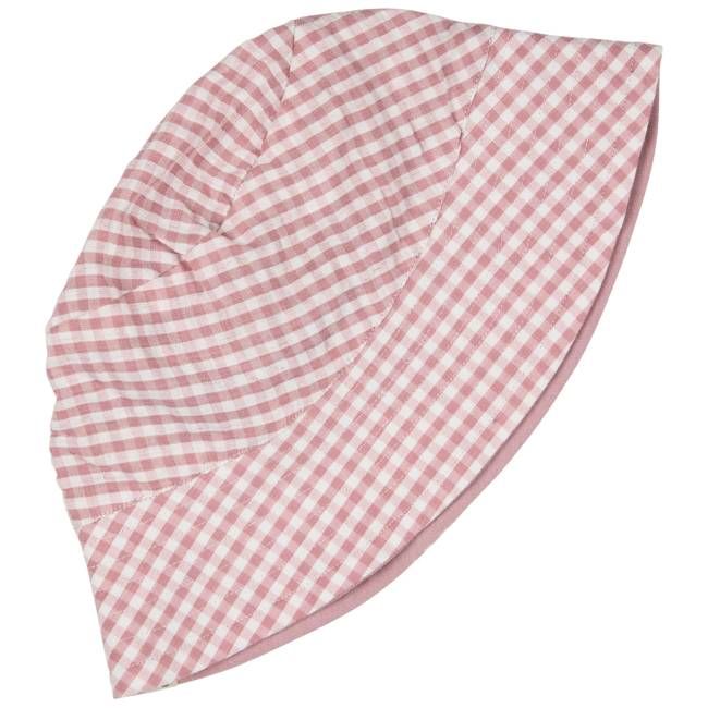 Reversible Sun Hat (Seersucker Check) - Pink
