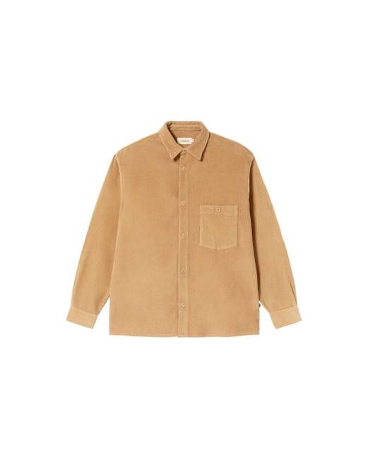 Beige corduroy Theo overshirt