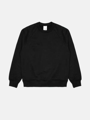 Palle Logo Sweatshirt Black regular fit | Nudie Jeans