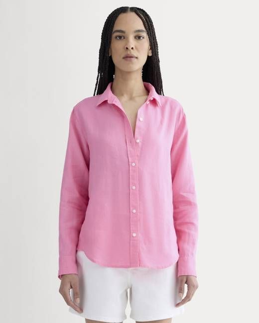 The Must-Have Shirt in Linen | Deep Pink