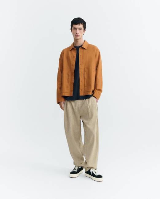 Orange jacket Guille