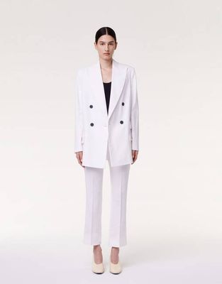 Double Breasted Side Zip Jacket - Resale | Off White