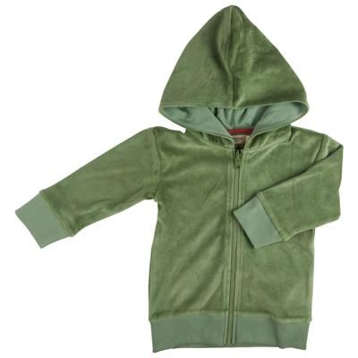 Velour Hoody - Green